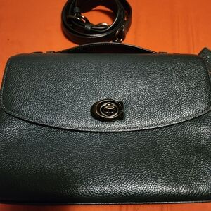 Coach Black Leather Crossbody Bag